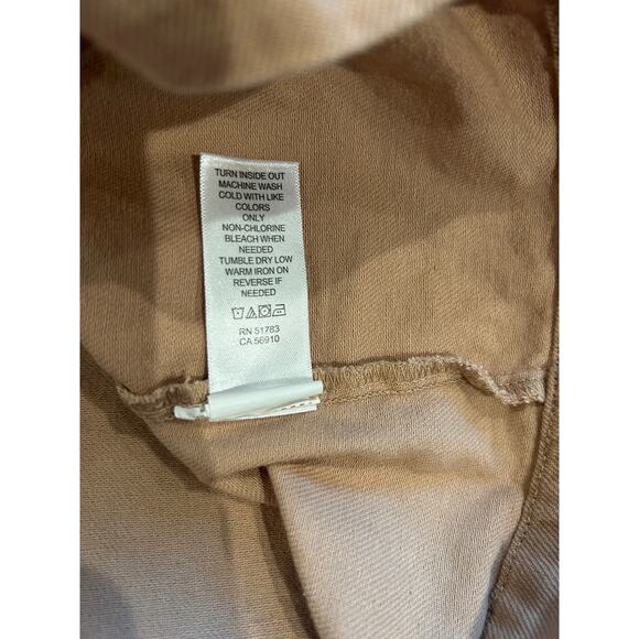 Maurices Women's Khaki Lightweight Jacket Waist Belt Snap Close Size Medium EUC - Picture 4 of 9